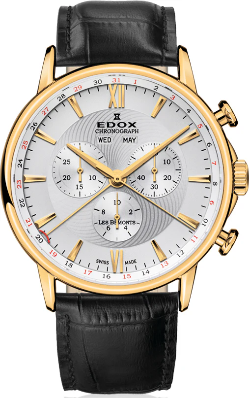 Edox Watch Les Bemonts Chrono Quartz