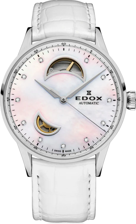Edox Watch Les Vauberts Open Heart Automatic