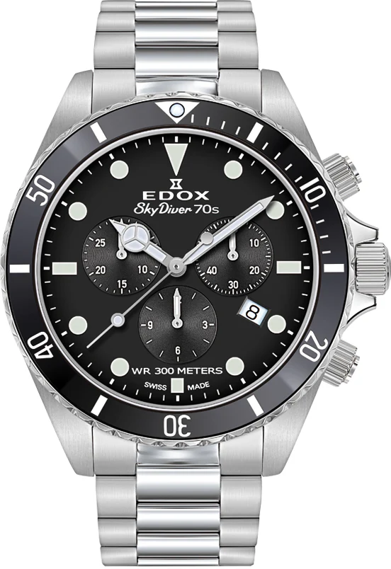 Edox Watch Skydiver Chrono Quartz
