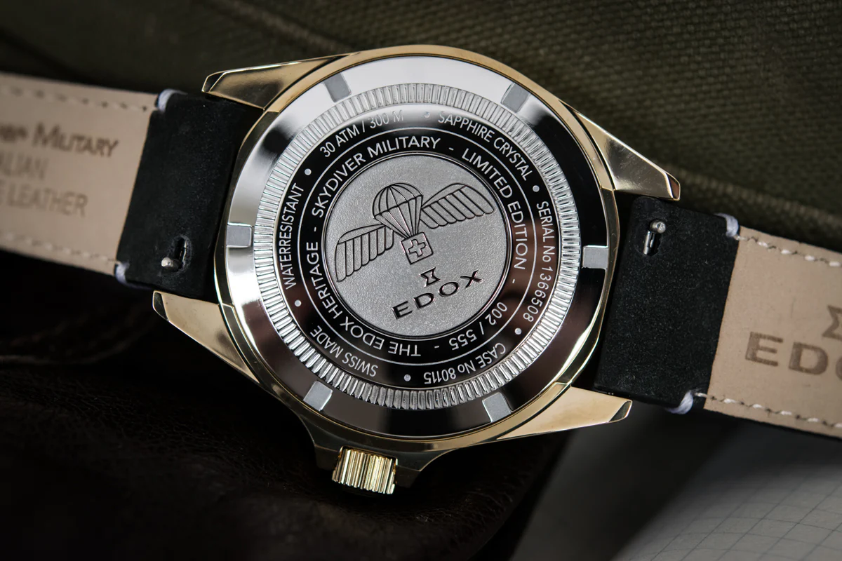 Edox Watch Skydiver Military Limited Edition - Image 13