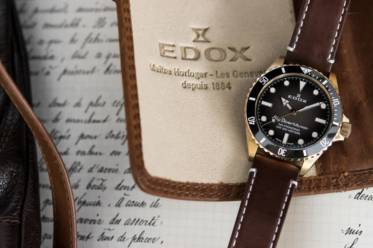Edox Watch Skydiver Military Limited Edition - Image 17