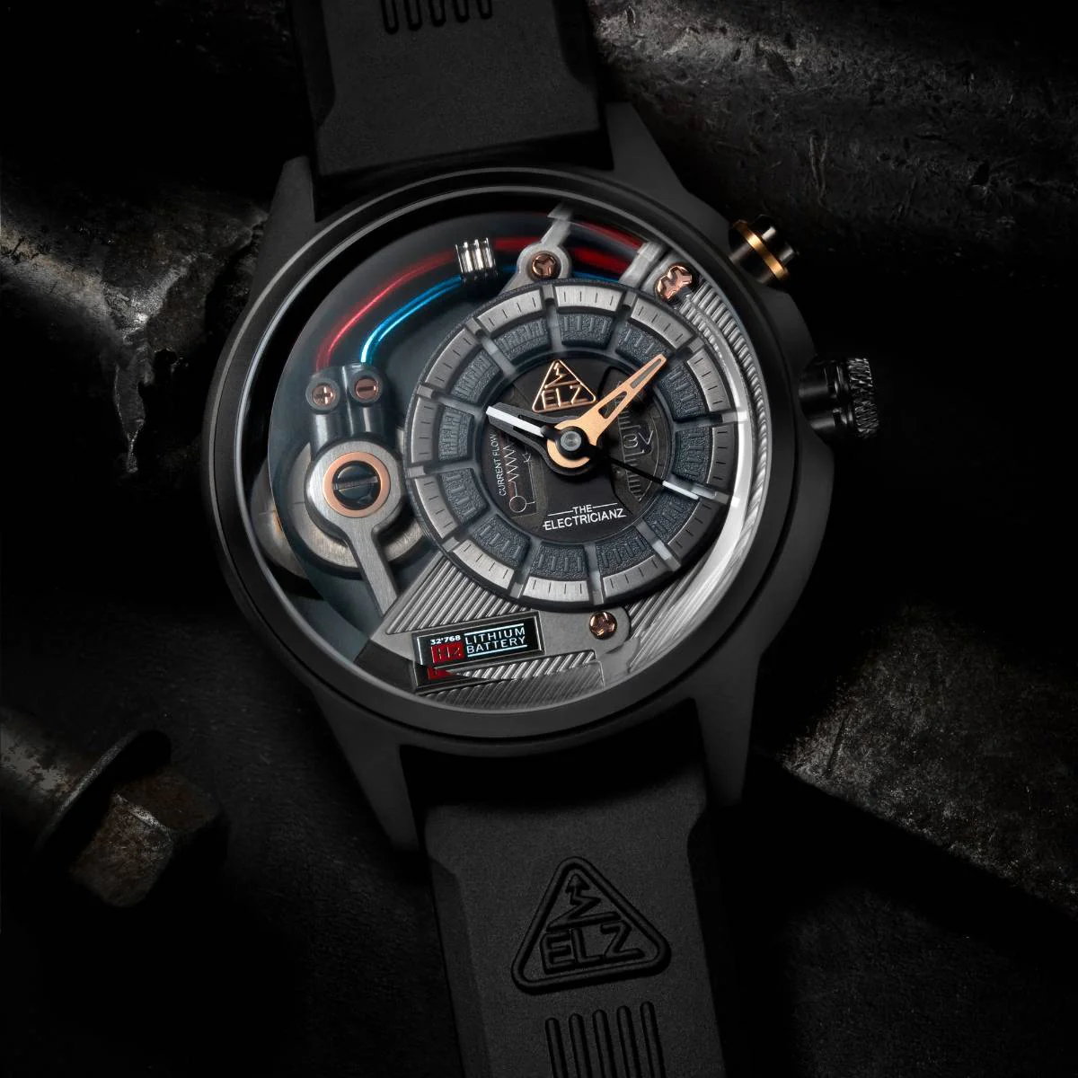 Electricianz SteelZ DarkZ Black Rubber - Image 2