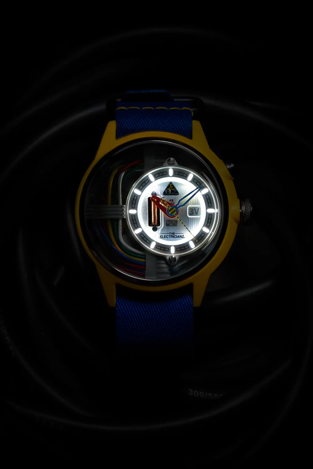 Electricianz Nylon Cable Z 42mm Blue Rubber - Image 5