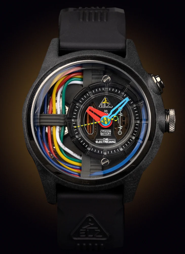 Electricianz Nylon Carbon Z 42mm Black Rubber - Image 2