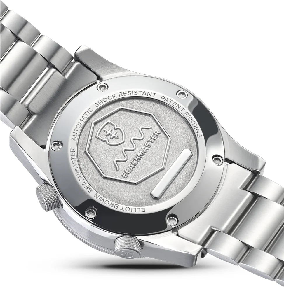 Elliot Brown Beachmaster Black and Steel Limited Edition Watch D - Image 2