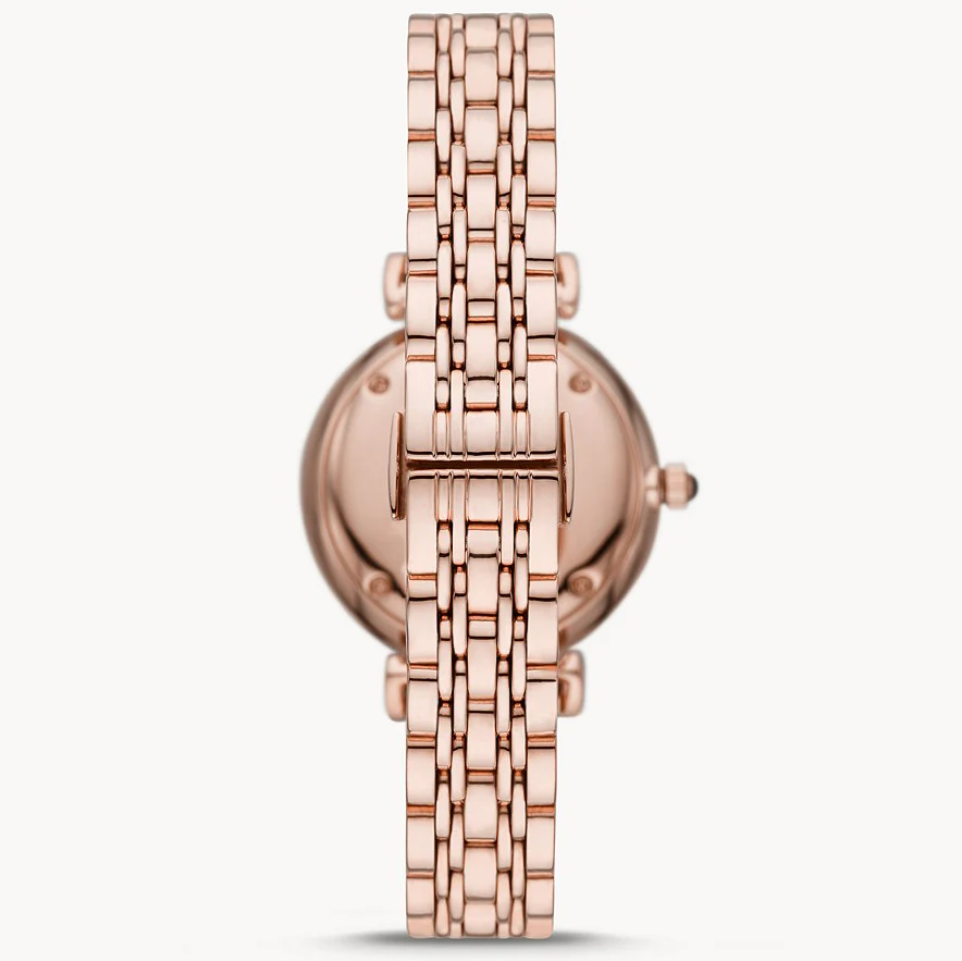 Emporio Armani Watch Two-Hand Rose Gold Ladies - Image 3