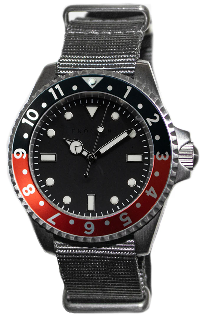 Enoksen Watch Dive E02/H Coke Black & Red Special Edition - Image 2