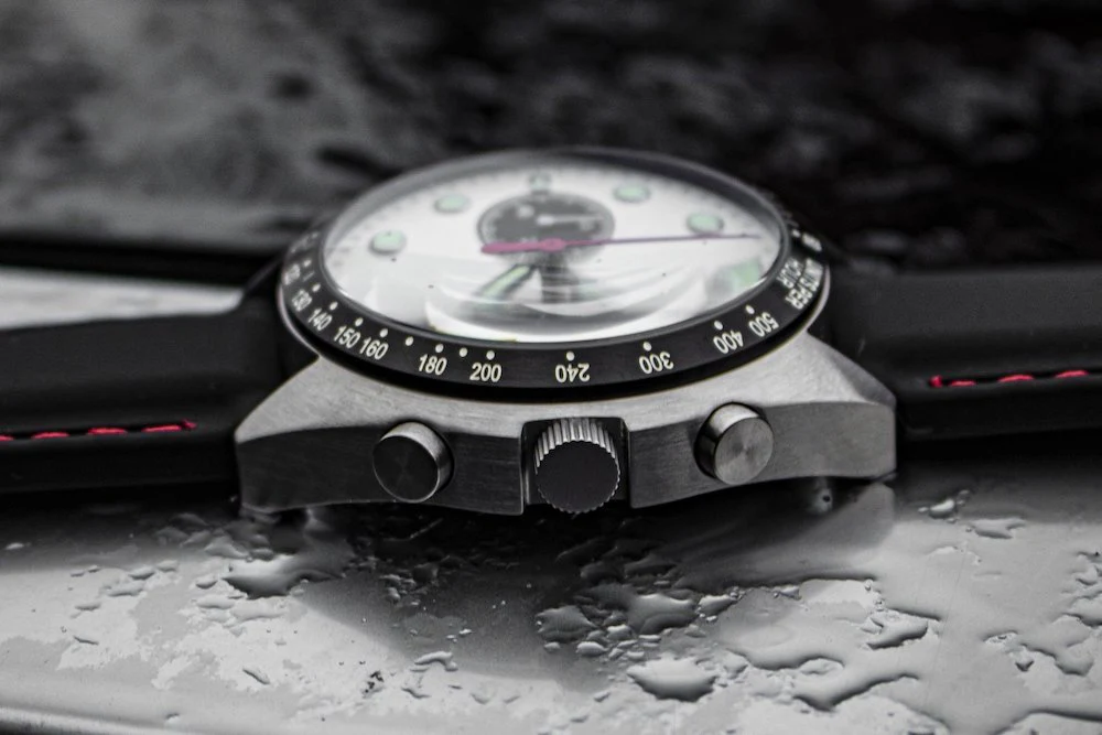Enoksen Watch Drive E04/B Drivers Chronograph White - Image 5