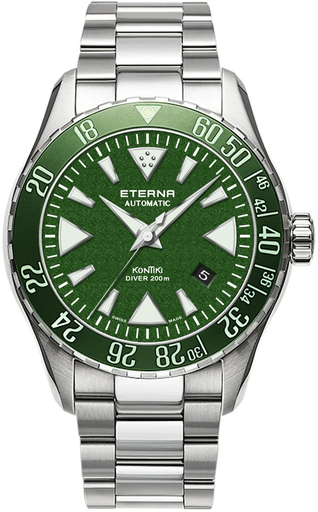 Eterna Watch KonTiki Diver Green