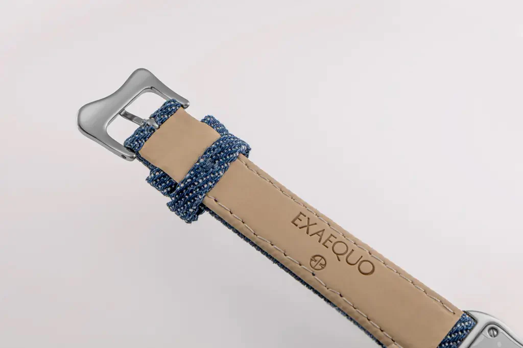 Exaequo Classic Melting SS 316L White Denim Watch - Image 5