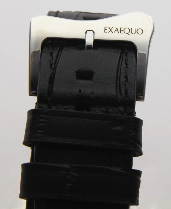 Exaequo Polyhedron 925 Silver Melting White Dial Watch - Image 4