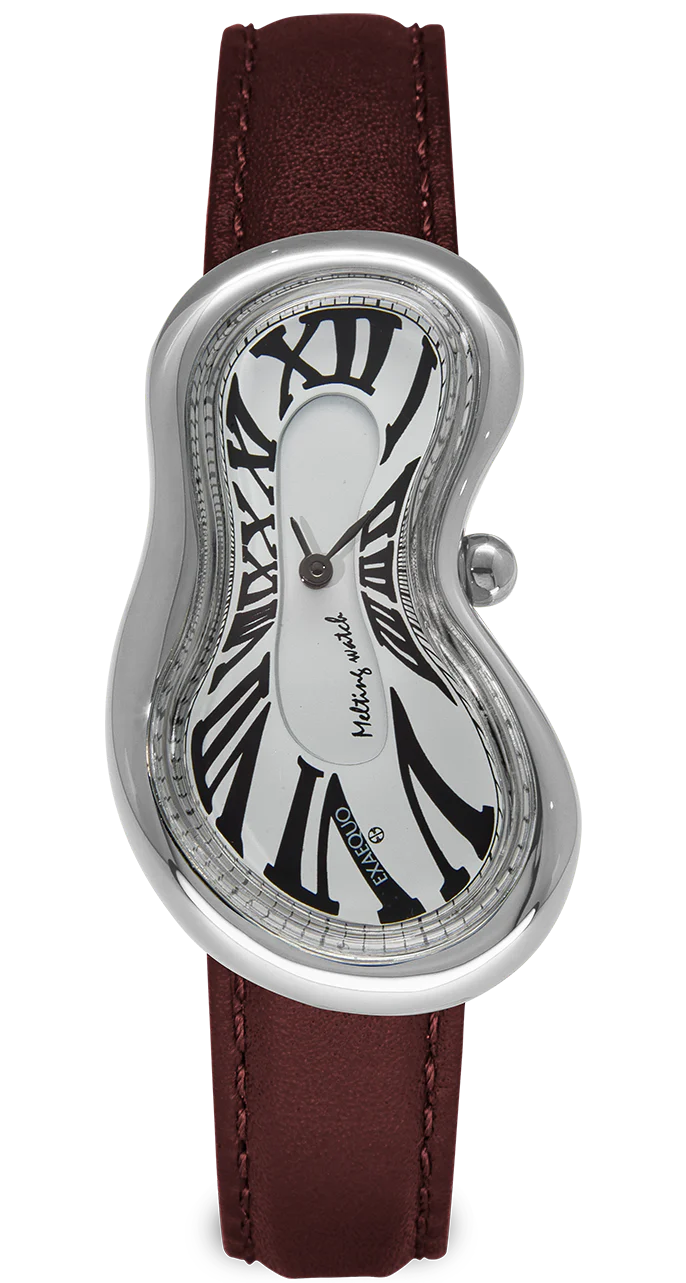 Exaequo Classic Melting Watch SS White Dial Watch