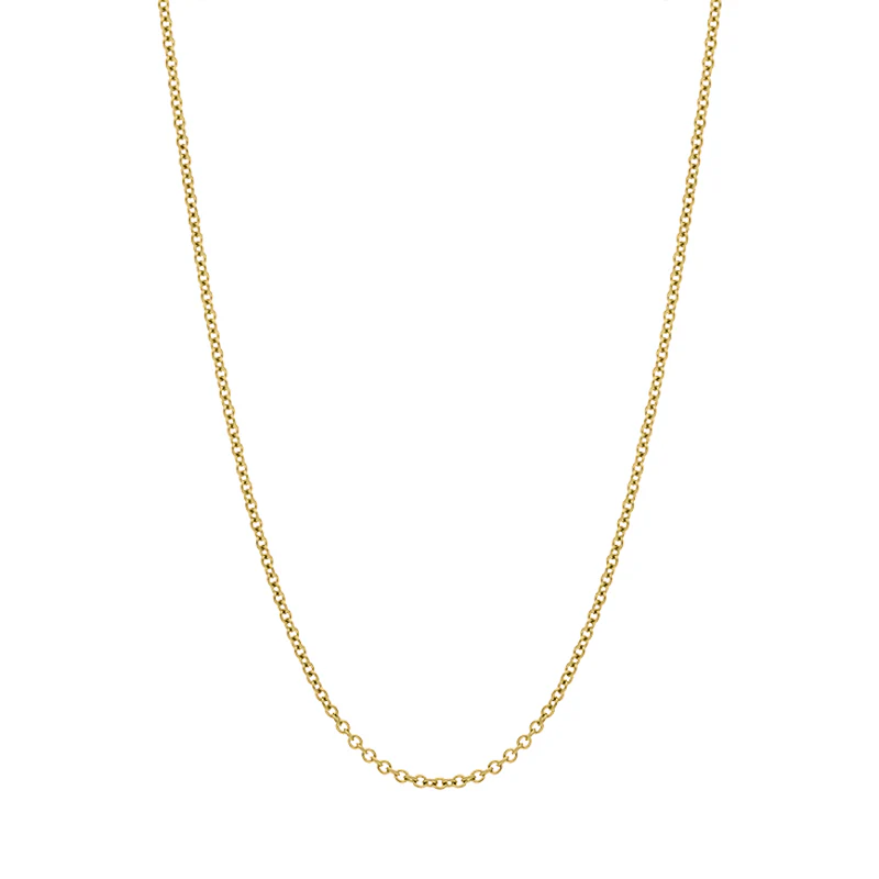 Faberge 18ct Yellow Gold 1.3mm 50cm Trace Chain