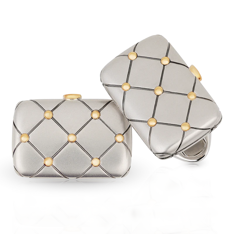 Faberge Anatoly 18ct White Gold Diamond Cufflinks