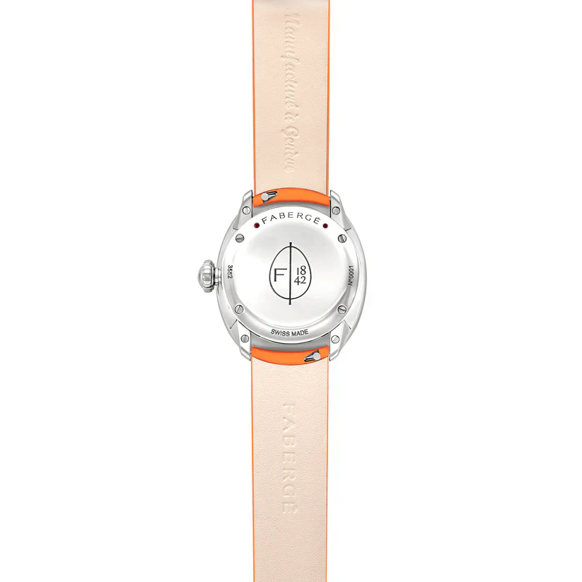 Faberge Colours of Love Eggsistence Orange Sapphire Watch - Image 3