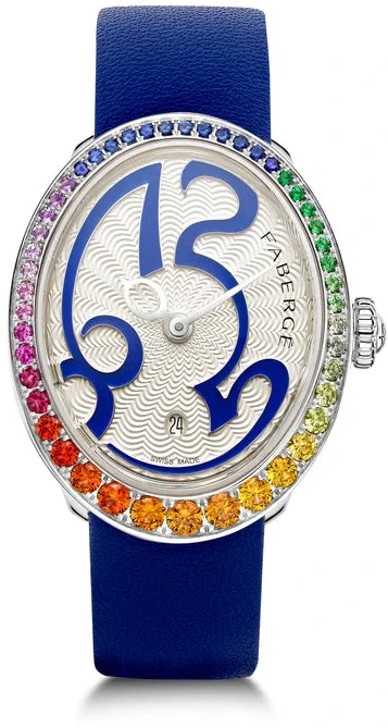 Faberge Colours of Love Eggsistence Rainbow Gemstone Watch