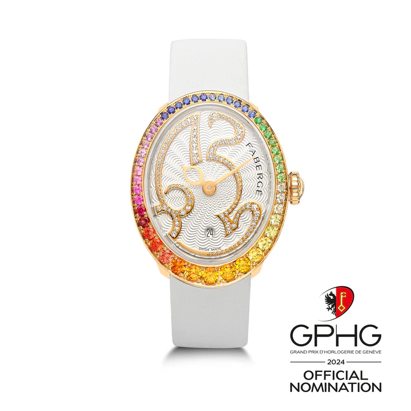 Faberge Colours of Love Eggsistence Rainbow Gemstone Watch - Image 2