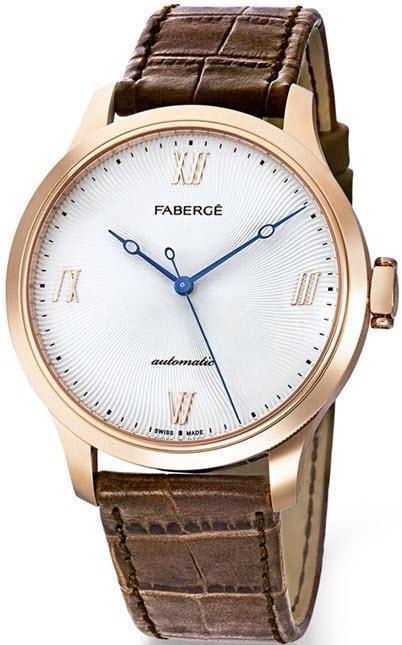 Faberge Altruist 18ct Rose Gold White Dial Watch