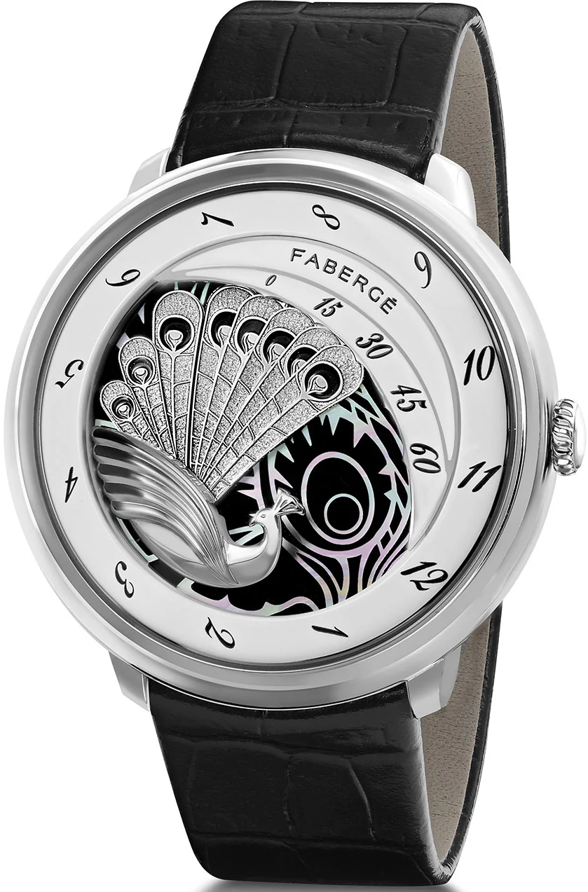 Faberge Compliquee Peacock Arte White Gold Limited Edition Watch