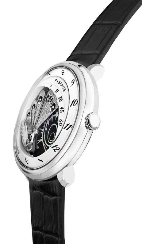 Faberge Compliquee Peacock Arte White Gold Limited Edition Watch - Image 2