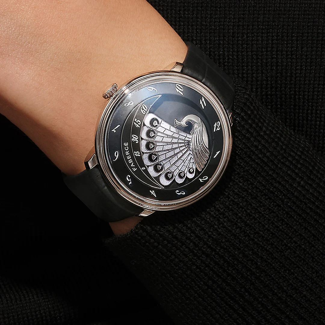 Faberge Lady Compliquee Peacock Black Watch - Image 4
