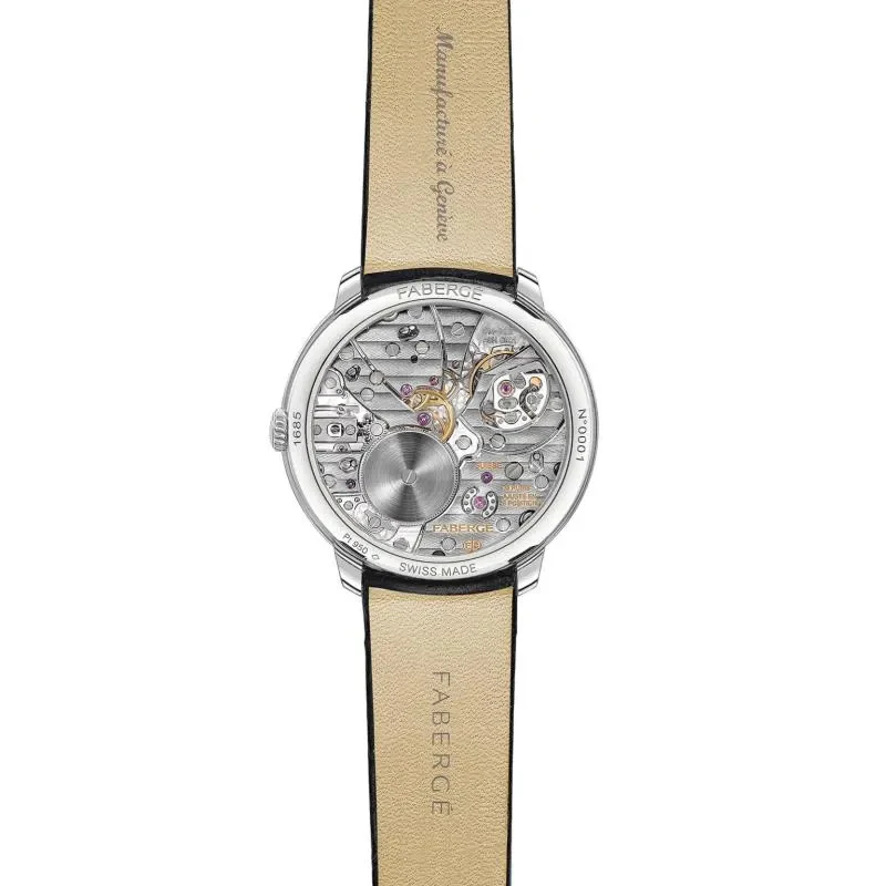 Faberge Lady Compliquee Peacock Black Sapphire Watch - Image 3