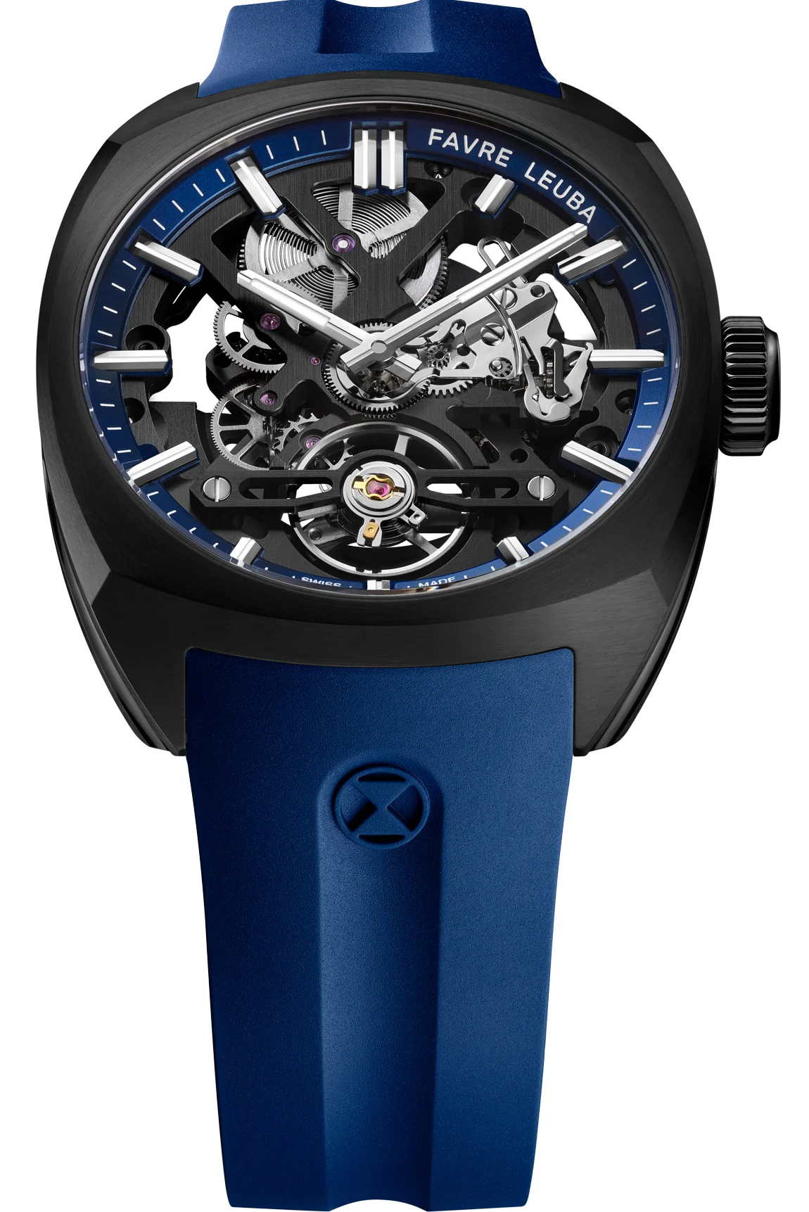 Favre Leuba Chief Skeleton Black DLC Watch - Image 3