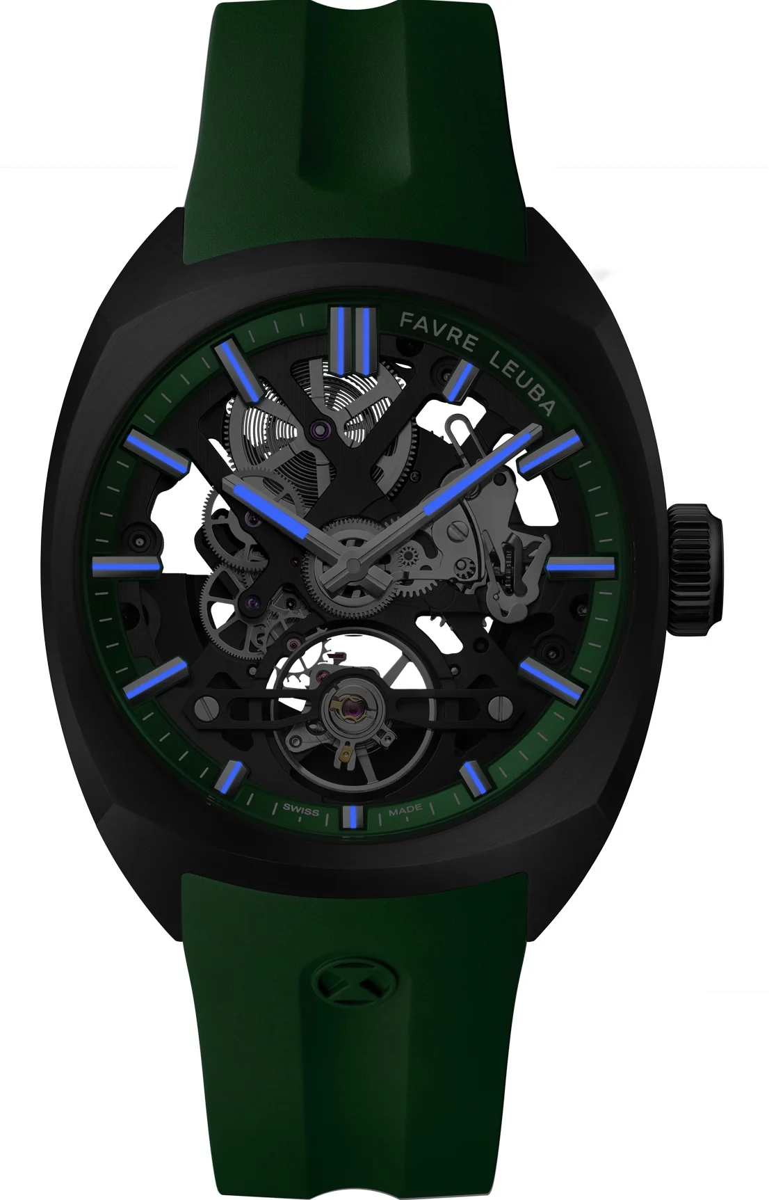 Favre Leuba Chief Skeleton Black DLC Watch - Image 2