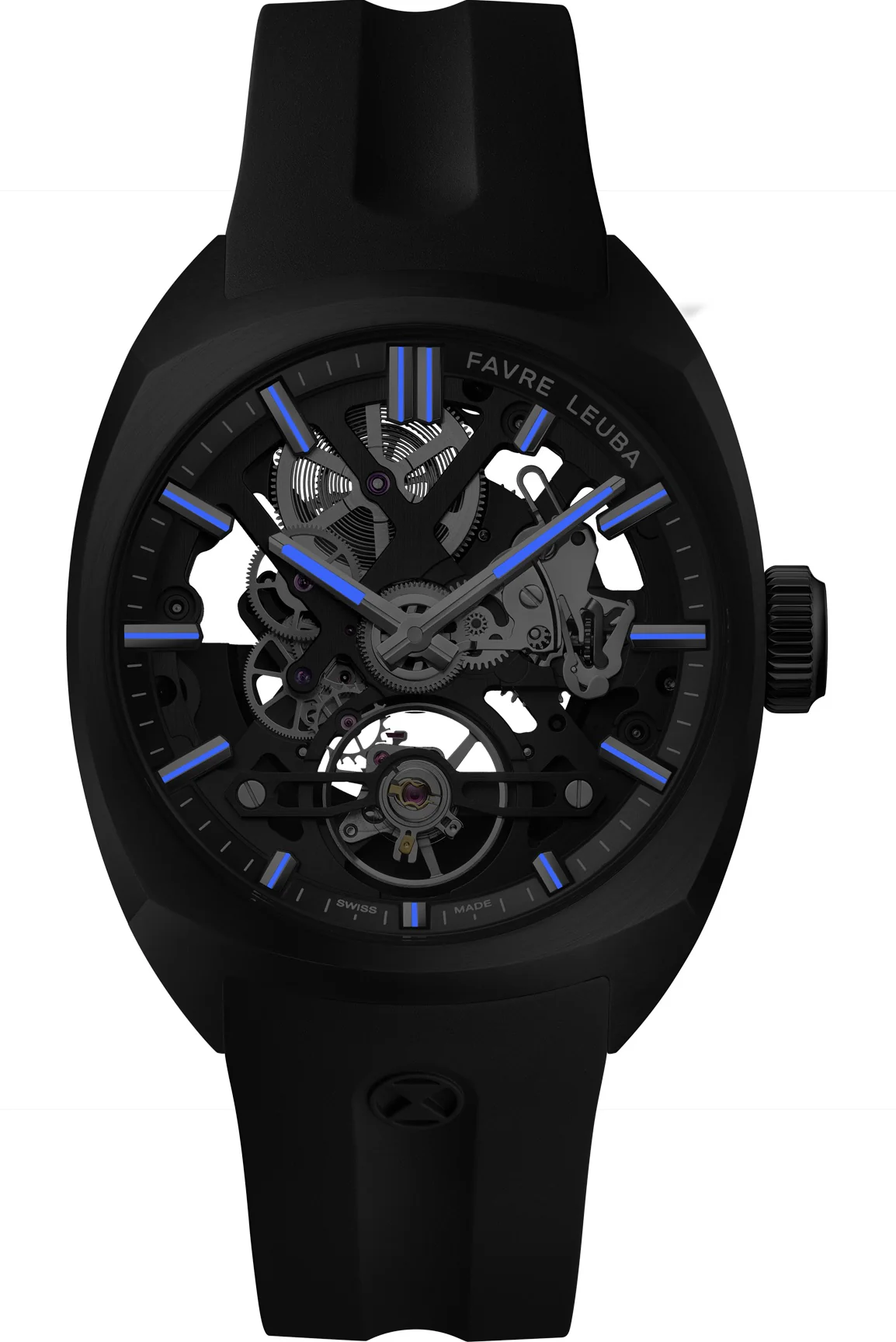 Favre Leuba Chief Skeleton Black DLC Watch - Image 2