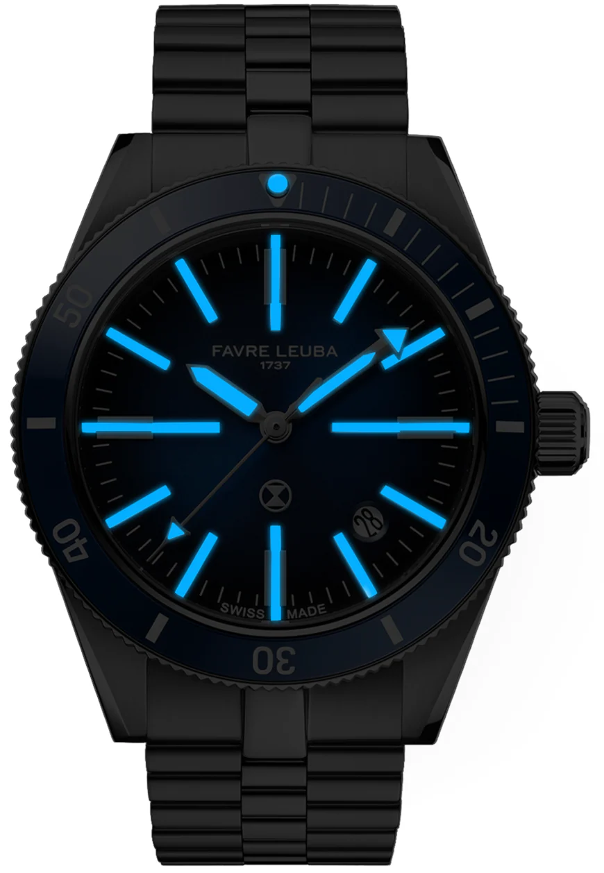 Favre Leuba Deep Blue Renaissance Watch - Image 6