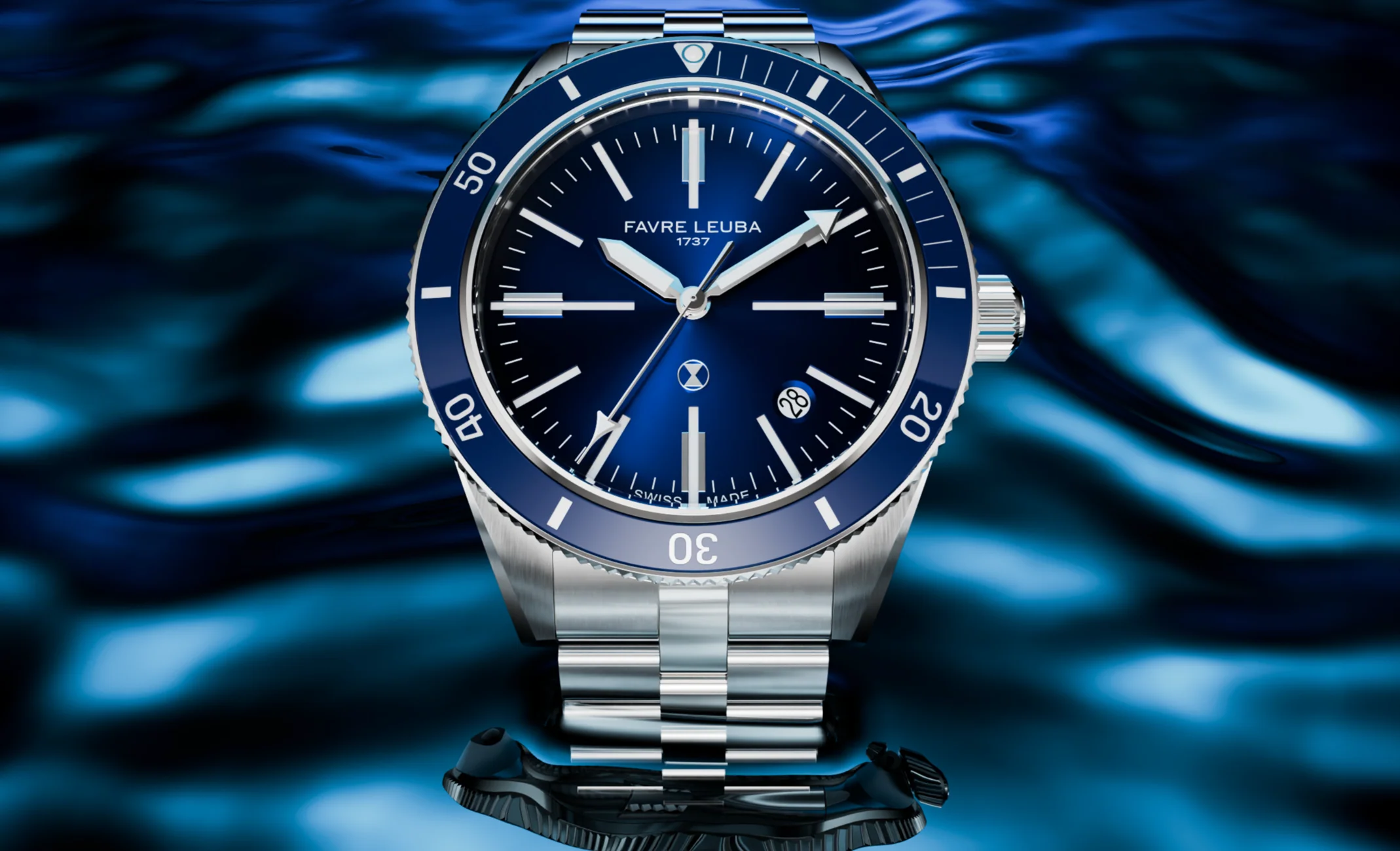 Favre Leuba Deep Blue Renaissance Watch - Image 8