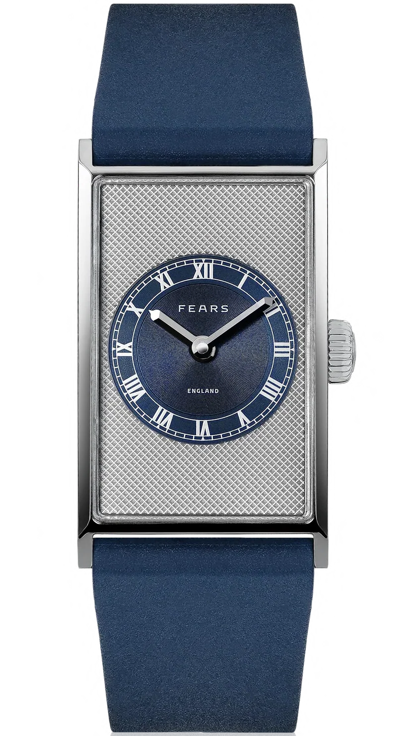 Fears Arnos Pewter Blue Watch