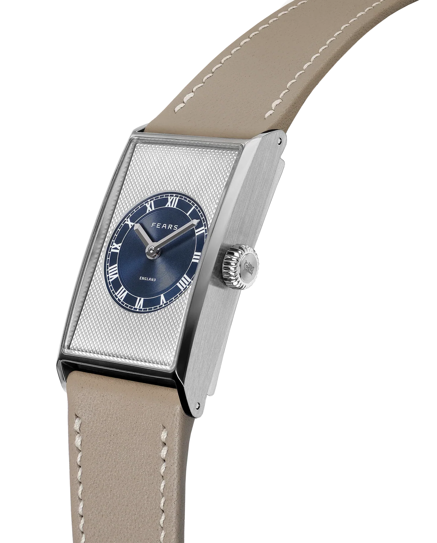 Fears Arnos Pewter Blue Watch - Image 4