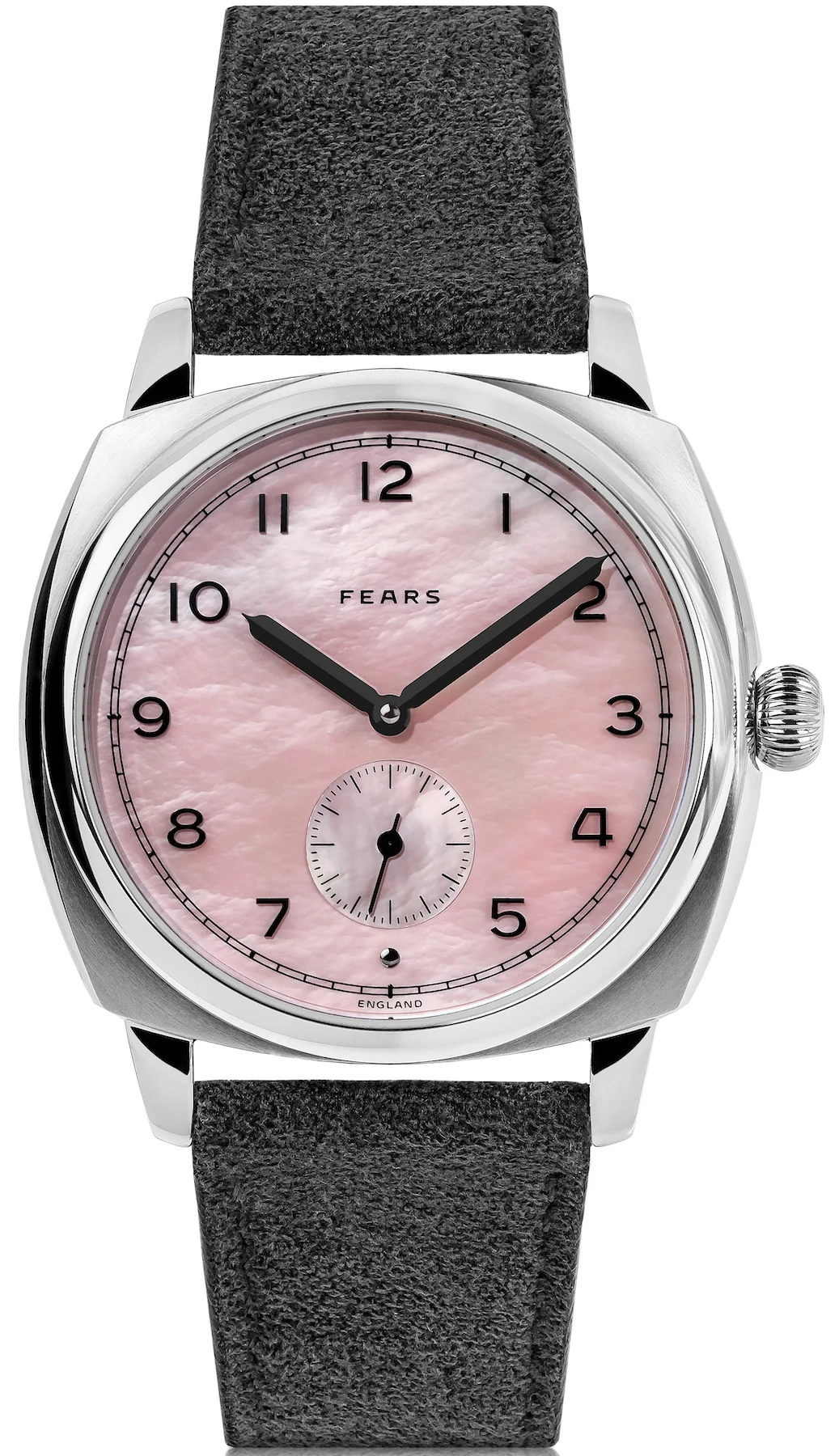 Fears Brunswick 38 Orchid Alcantara Watch