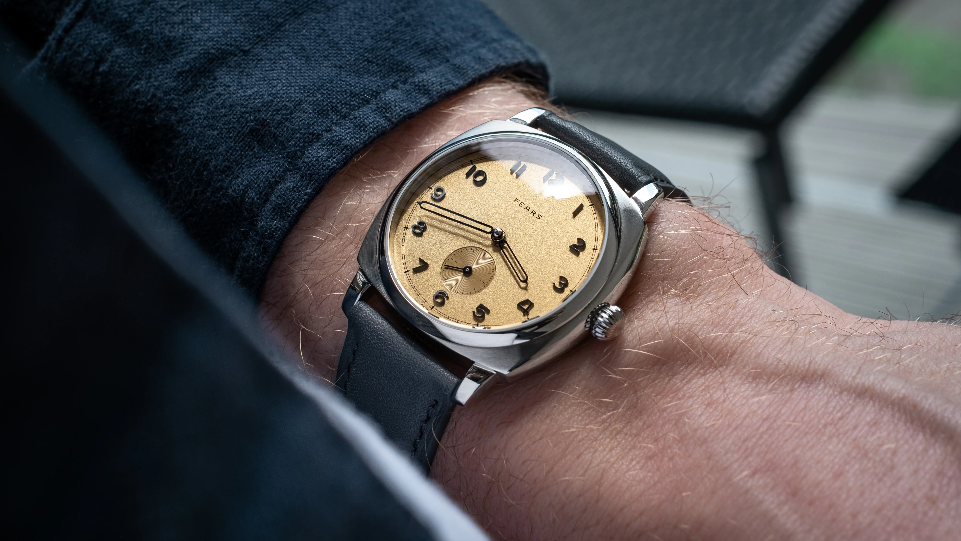 Fears Brunswick 38 Champagne Watch - Image 4