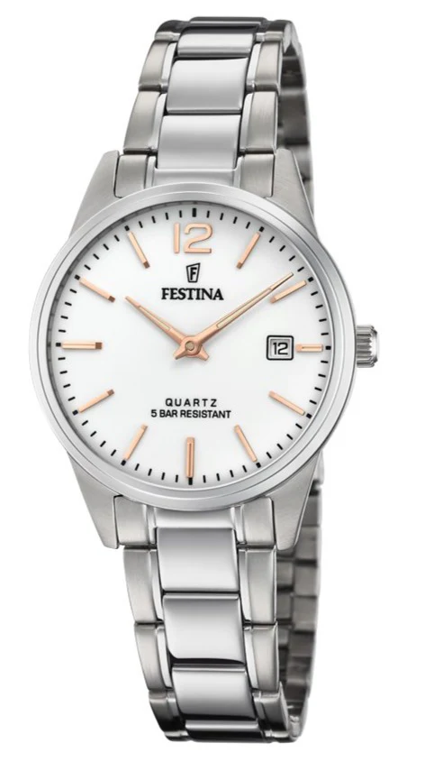 Festina Two Hands Date Ladies Watch