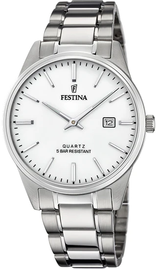 Festina Two Hands Date Mens Watch