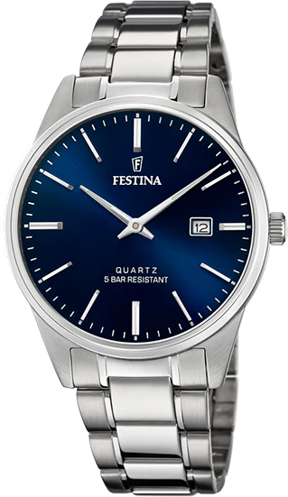 Festina Two Hands Date Mens Watch