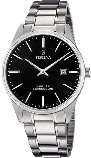 Festina Two Hands Date Mens Watch