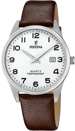 Festina Two Hands Date Mens Watch
