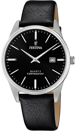 Festina Two Hands Date Mens Watch
