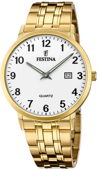 Festina Two Hands Date Mens Watch