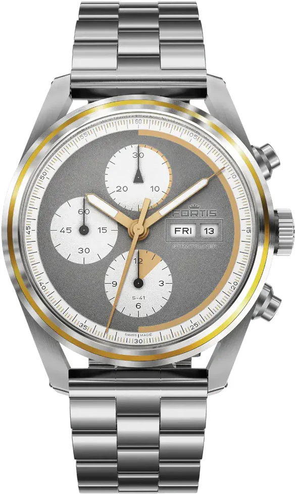 Fortis Stratoliner S-41 Cool Gray Supernova Limited Edition Watch