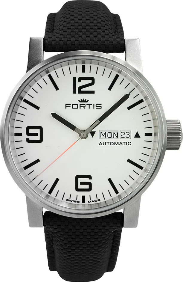 Fortis Watch Cosmonautis Spacematic Steel White