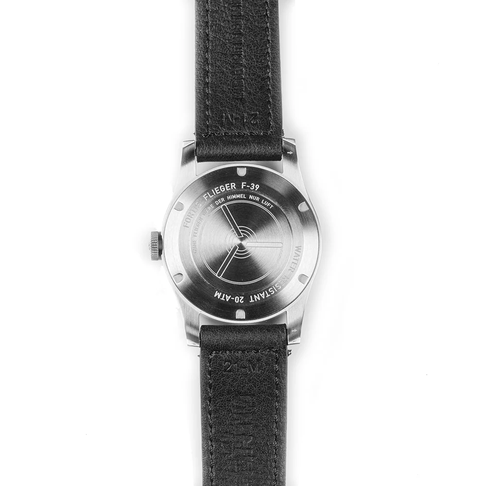 Fortis Flieger F-39 Automatic On Aviator Strap Watch - Image 6
