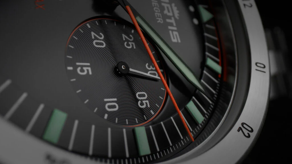 Fortis Flieger F-43 Bicompax On Aviator Strap Watch - Image 5