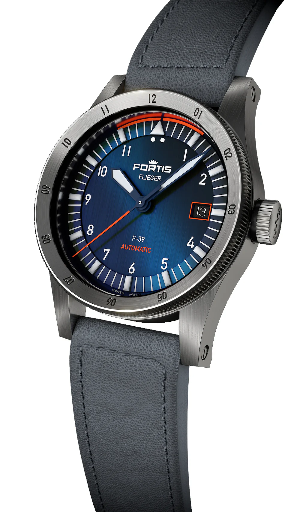 Fortis Watch Flieger F39 Midnight Blue - Image 2