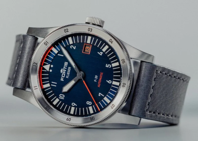 Fortis Watch Flieger F39 Midnight Blue - Image 4