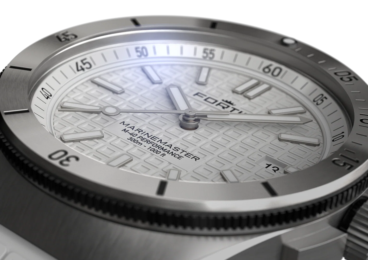 Fortis Marinemaster M-40 Snow White Watch - Image 10