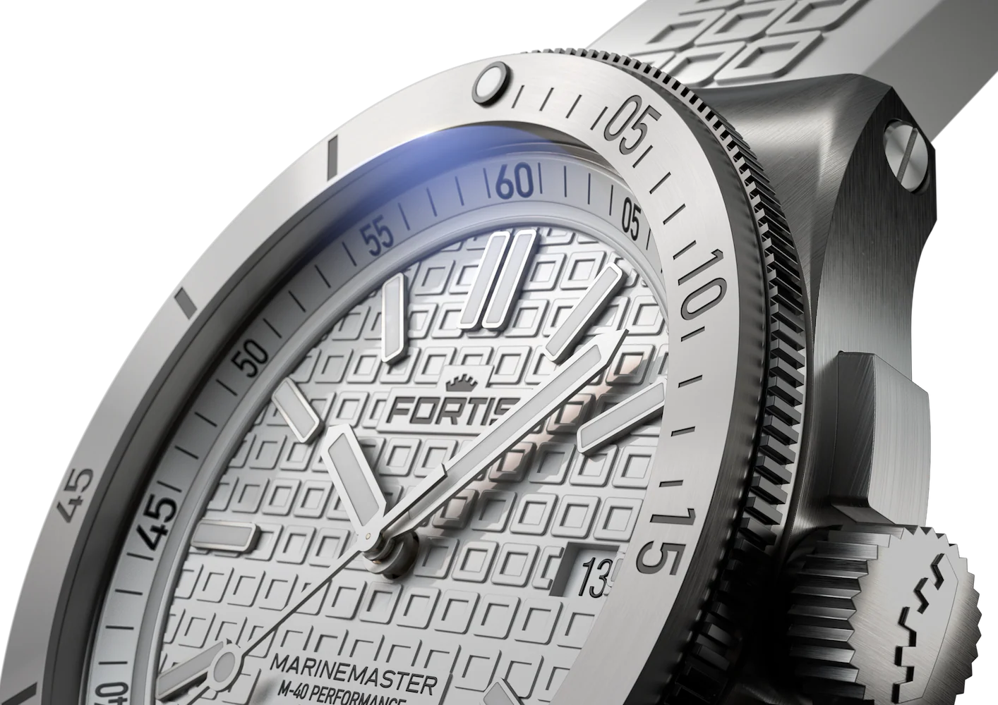 Fortis Marinemaster M-40 Snow White Watch - Image 2